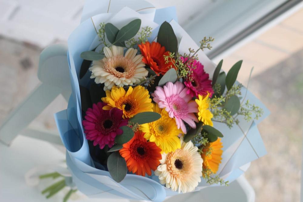 Букет цветов из: Герберы в Ессентукской