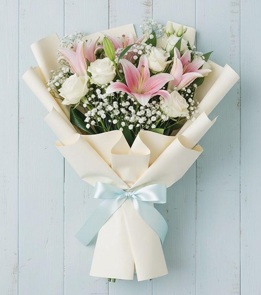 Букет цветов из: Лилии в Ессентукской