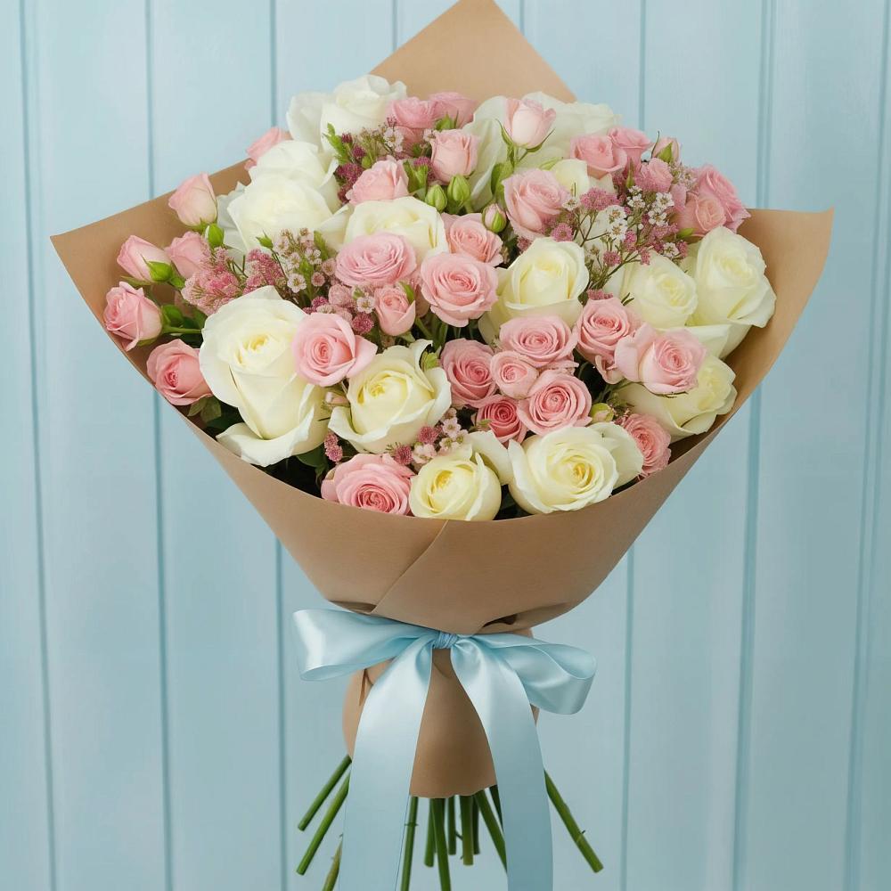 Букет цветов из: Розы в Ессентукской