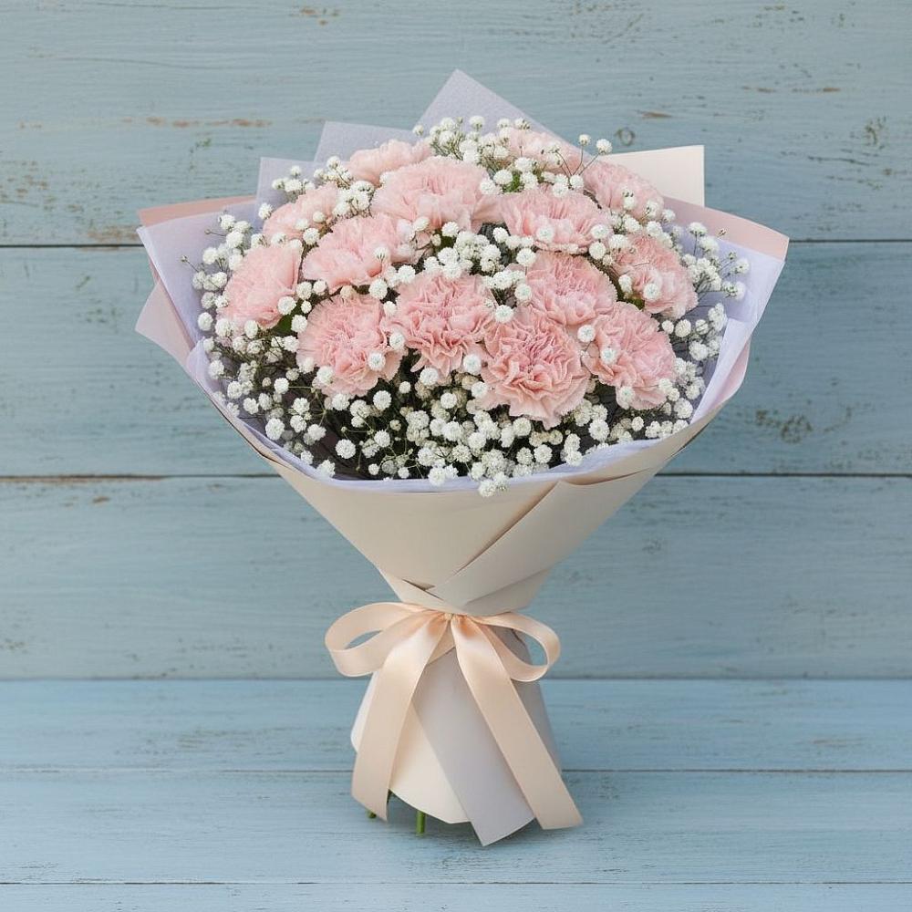 Букет цветов из: Гвоздики в Ессентукской