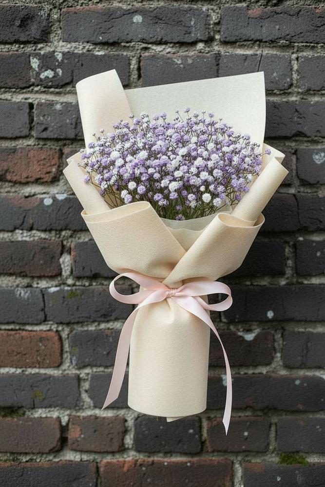 Букет цветов из: Гипсофила в Ессентукской