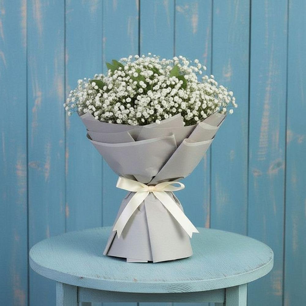 Букет цветов из: Гипсофила в Ессентукской