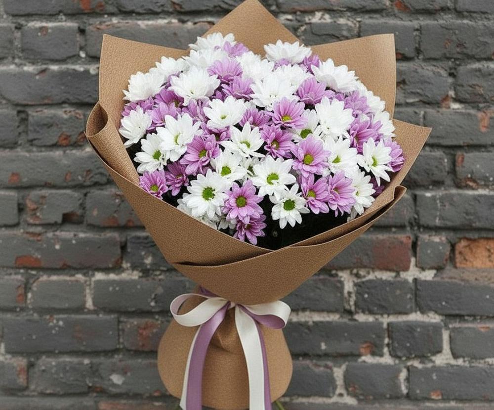 Букет цветов из: Хризантемы в Ессентукской