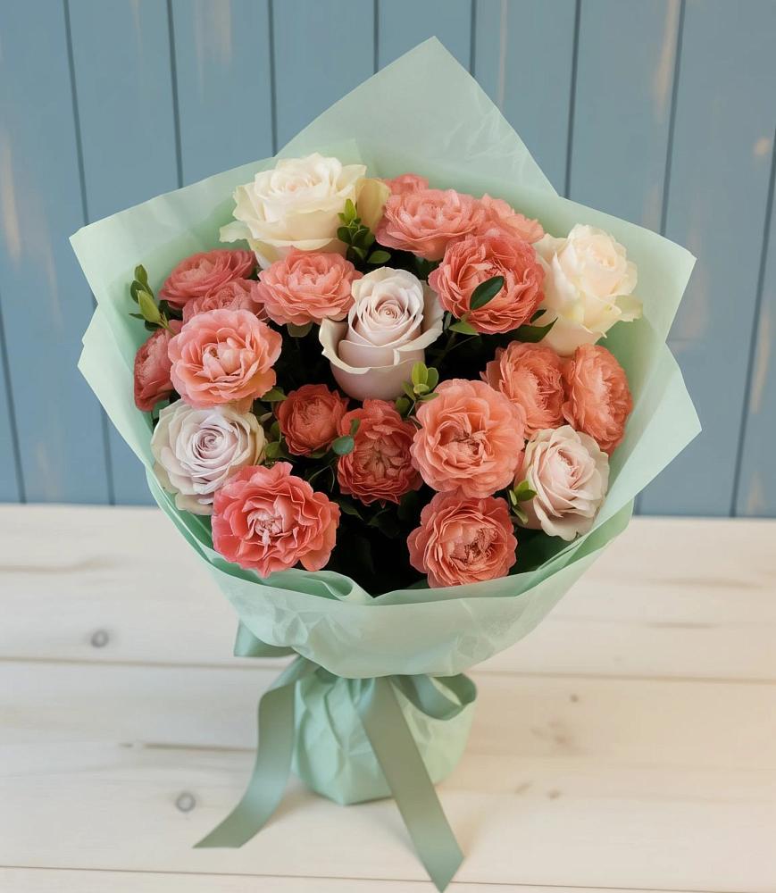 Букет цветов из: Розы в Ессентукской