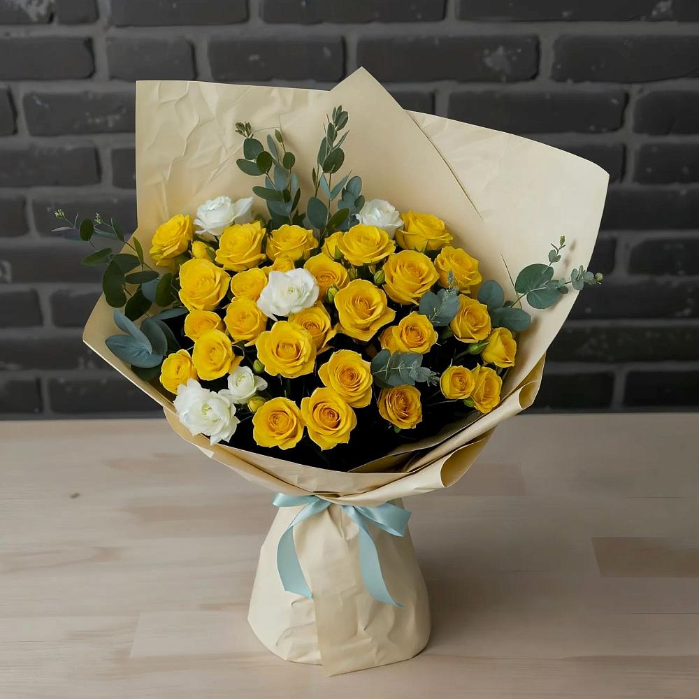 Букет цветов из: Розы в Ессентукской