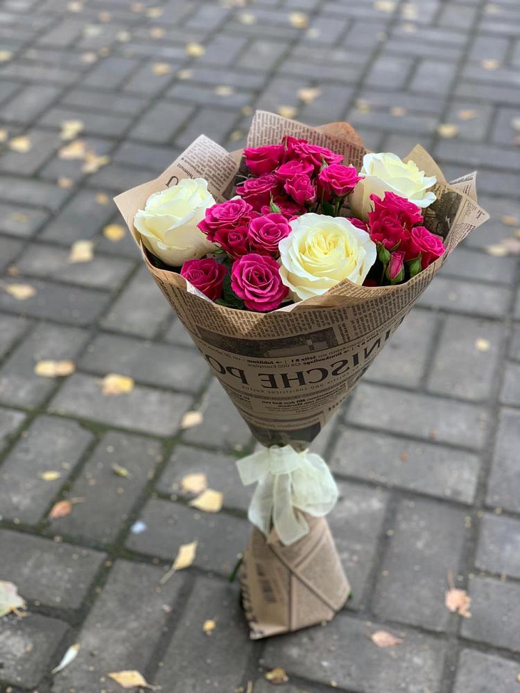 Букет цветов из: Розы в Ессентукской