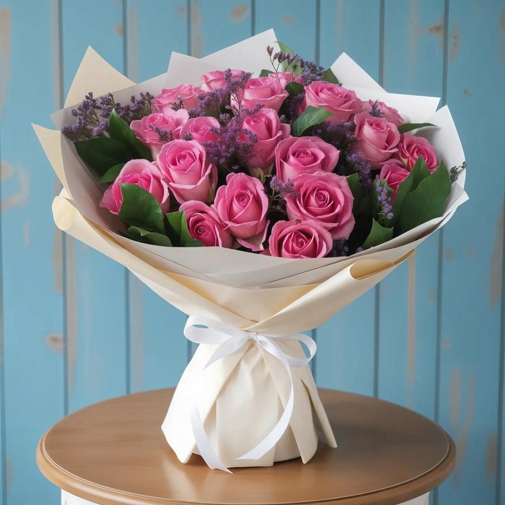 Букет цветов из: Розы в Ессентукской